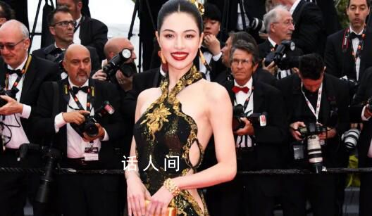 鐘楚曦戛納紅毯東方美人 東方韻味備受好評(píng)