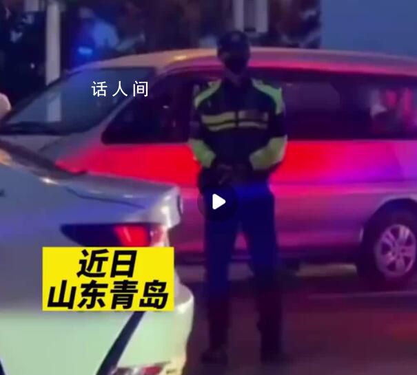 青島1米88大長腿交警回應走紅 不知道自己因為身高會火
