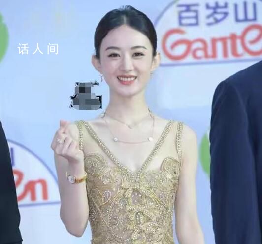 趙麗穎白玉蘭紅毯笑得好甜 希望她能如愿的得到白玉蘭