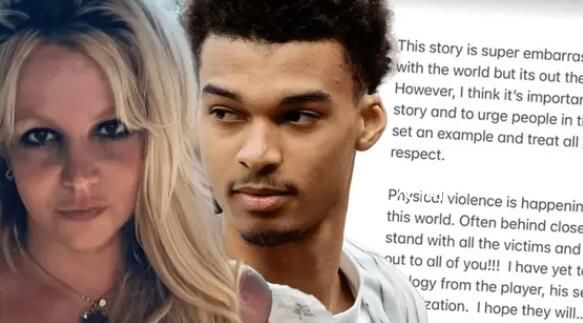 布蘭妮被掌摑視頻曝光 小甜甜布蘭妮被球星文班亞馬保鏢扇耳光