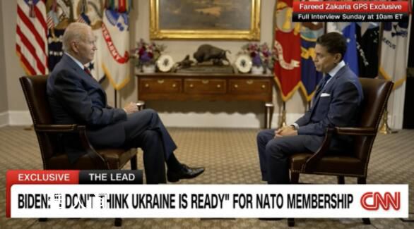 拜登稱支持烏加入北約意味與俄開戰