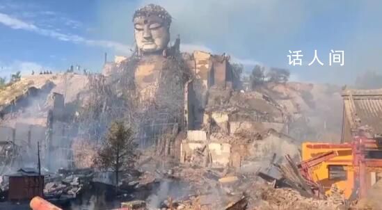 千年古寺深夜失火佛像獨矗廢墟 正調查起火原因