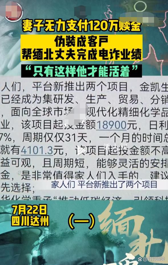 妻子裝客戶幫丈夫電詐 背后真相令人震驚