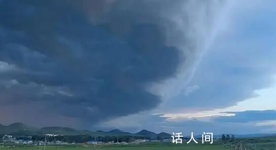 內蒙古通遼現震撼弧狀云 弧狀云形成原理是什么