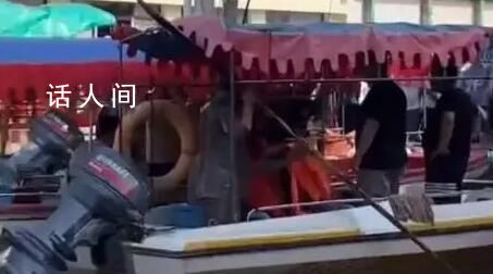 洪水中有游船收費觀光?當地回應