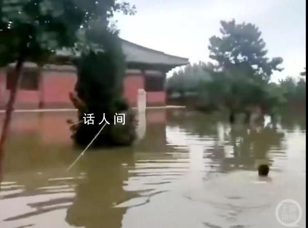 文保所長游泳進古寺查看泡水情況 視頻引發輿論關注