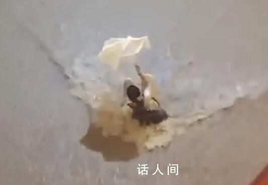 香港發黑色暴雨信號 有市民遇險