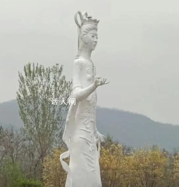 牡丹仙子雕像被指缺乏美感 當(dāng)?shù)鼗貞?yīng)