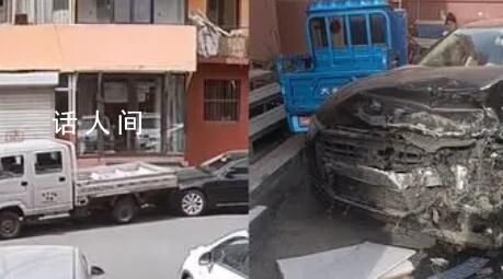 貨車倒車連撞奧迪20多次 多方回應