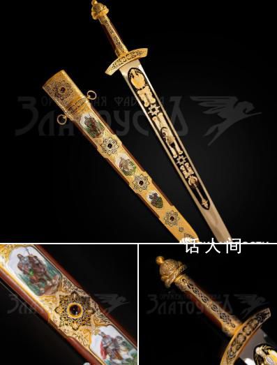 金正恩訪俄獲贈一把劍 鑲嵌有寶石