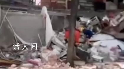 廣西北海兩層高超市垮塌 有人員被埋