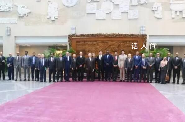 中國特使會見阿拉伯國家駐華使節