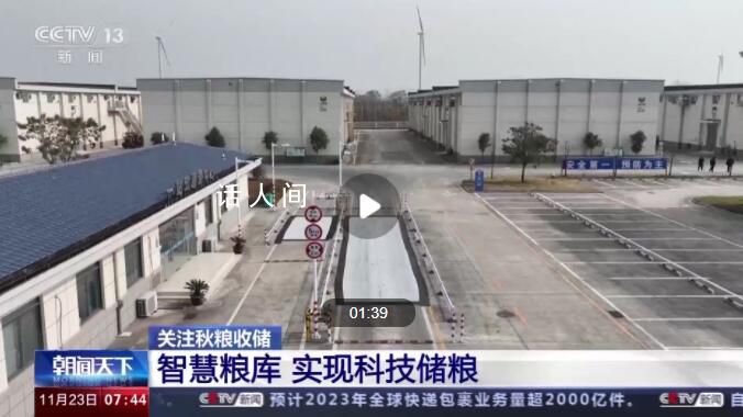 各地加大秋糧收儲力度 主產區正加大智慧糧庫建設實現科技儲糧