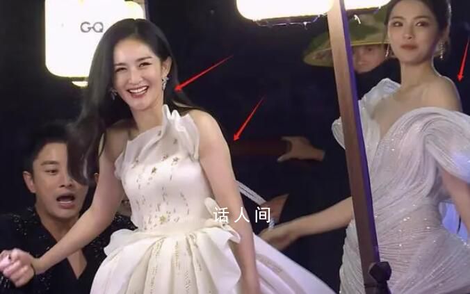 GQ紅毯 謝娜楊超越船上跳舞