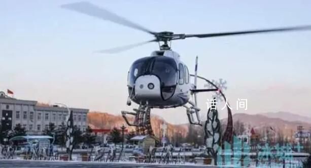 直升機載小金豆俯瞰冰雪大世界 又把南方小金豆狠狠地寵了一下