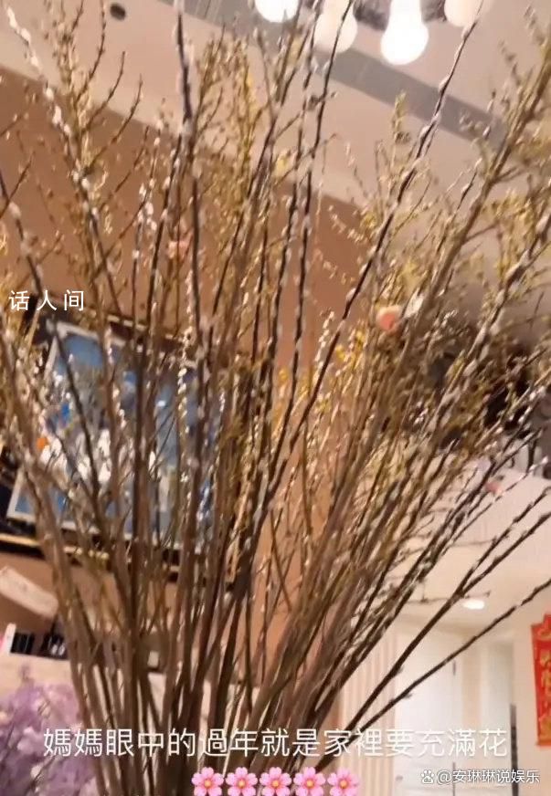 何超蓮曬豪宅內景 把家里大大小小的地方全都擺滿了花