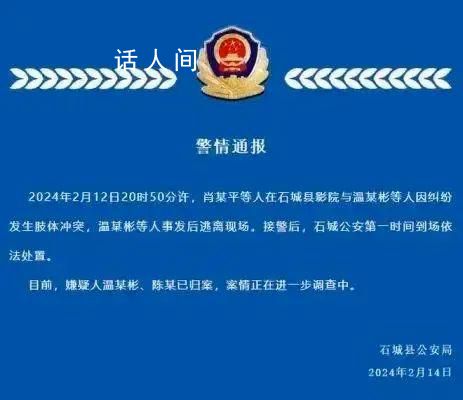 江西通報電影院吵架打人事件 案情正在進一步調查中